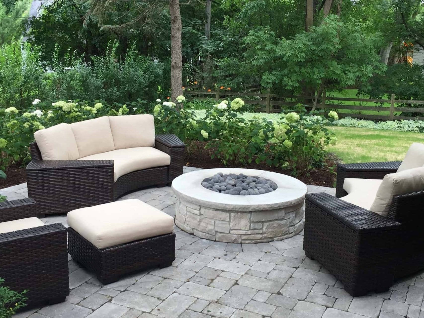Custom paver patio project by E.T. General Contractor in Prince William County, VA