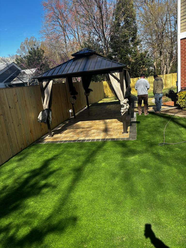 Sod installation and yard grading by E.T. General Contractor in Nokesville, VA