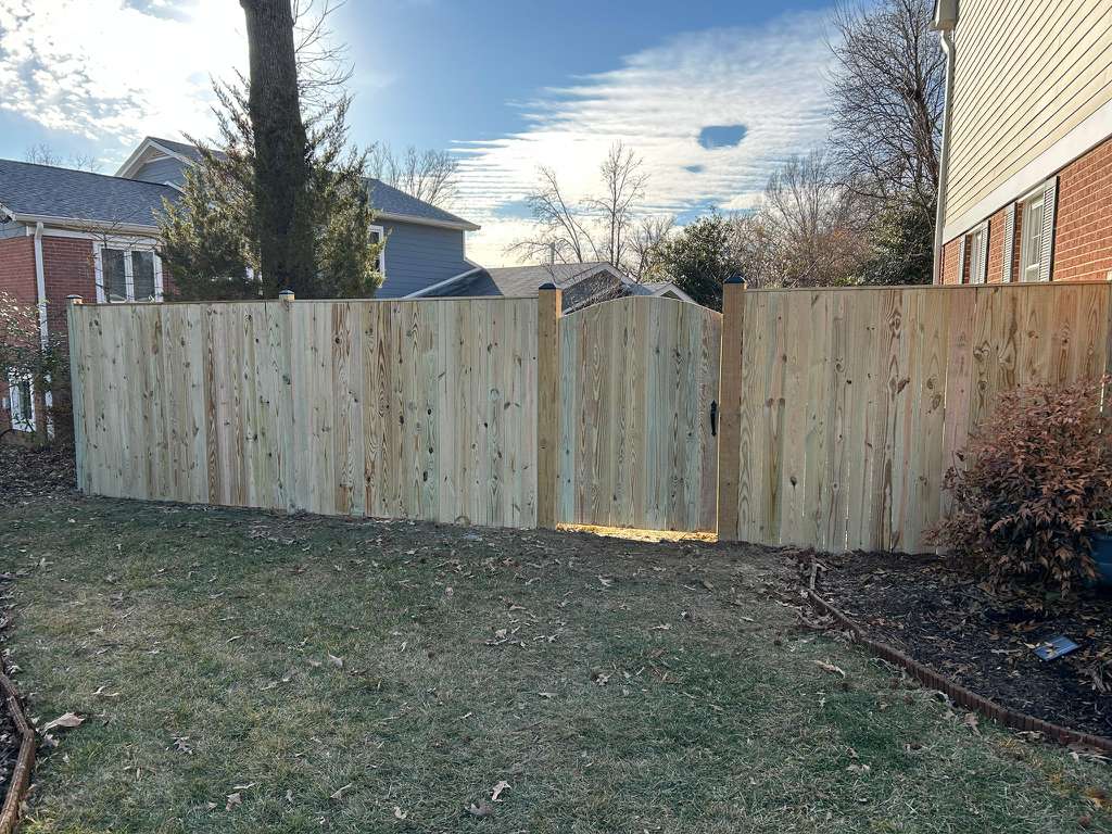 Yard regrading and drainage solution by E.T. General Contractor in Woodbridge, VA